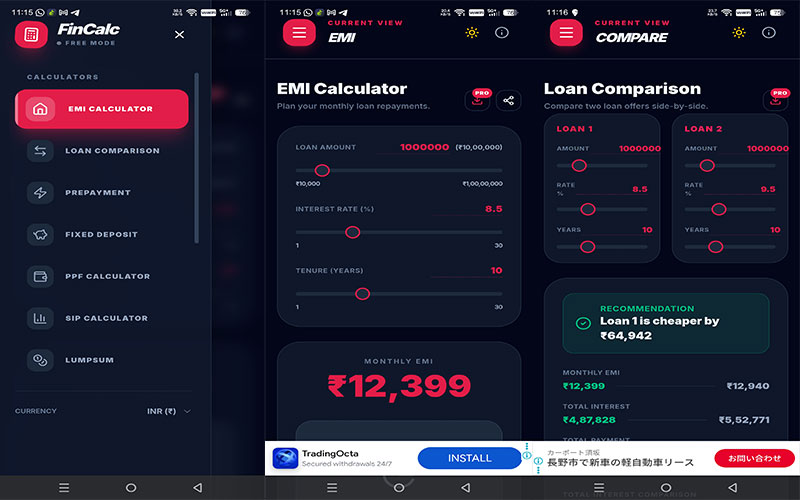 FinCalc App