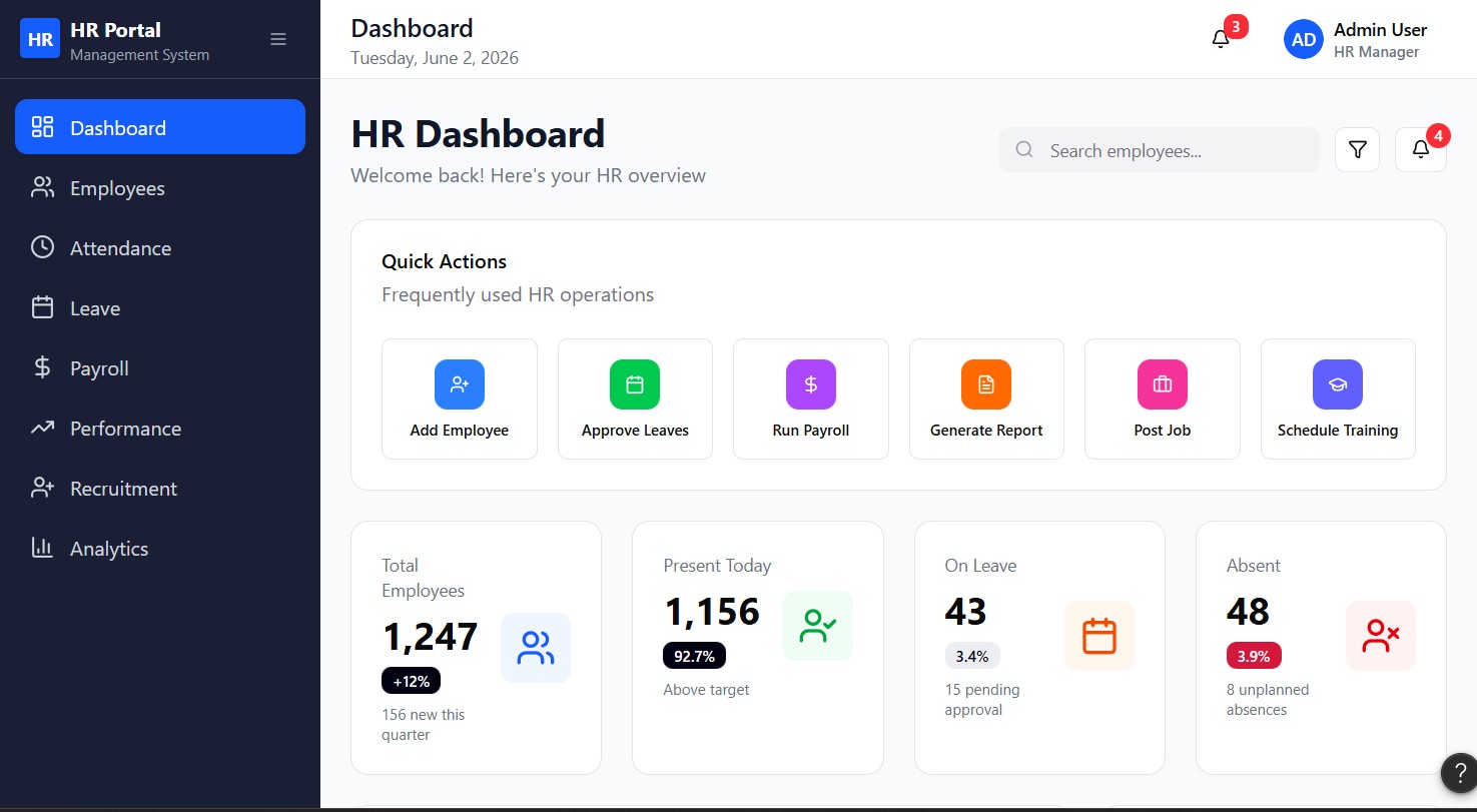 HR Portal — Figma Community